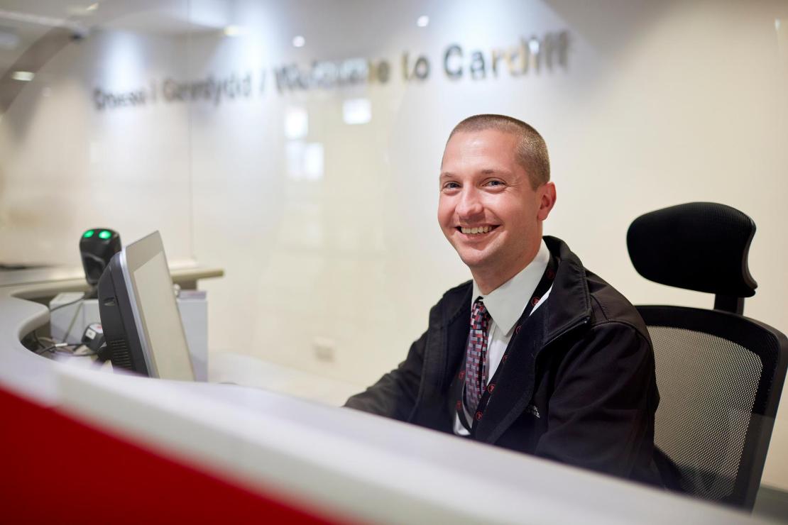 A TfW staff member at one of our stations