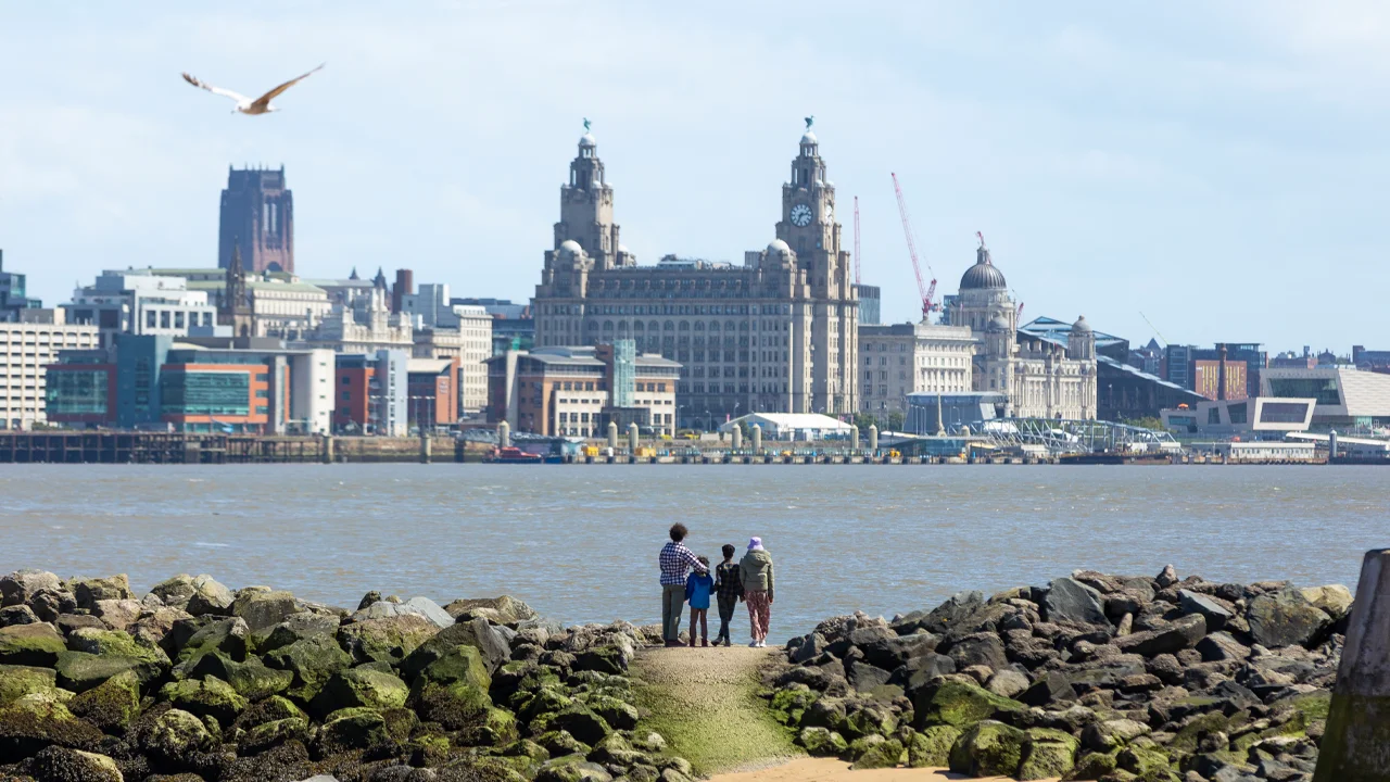 Liverpool Waterfront from Wirral