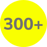 300+