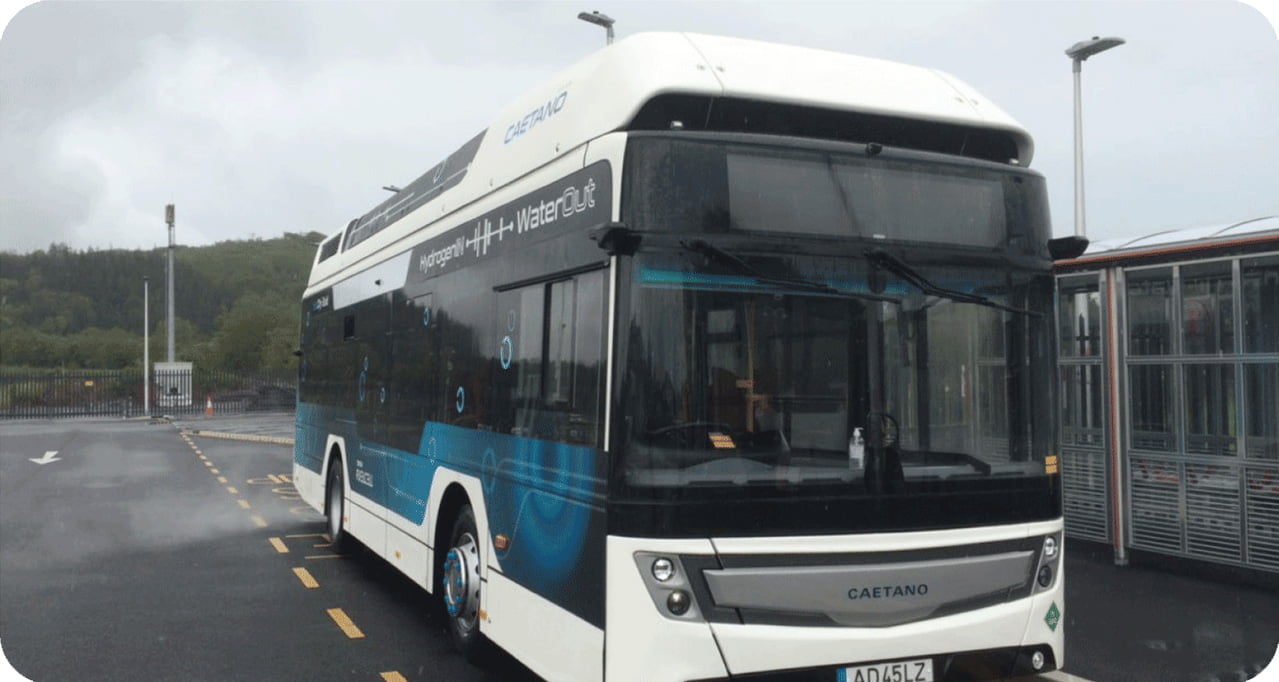 Hydrobus at a TfW train station